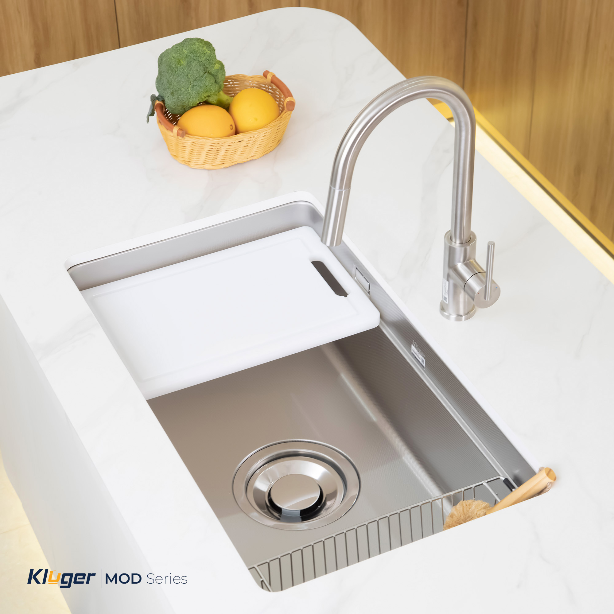 Chậu rửa bát Kluger KU7844FS bộ sưu tập MOD Series nhập khẩu