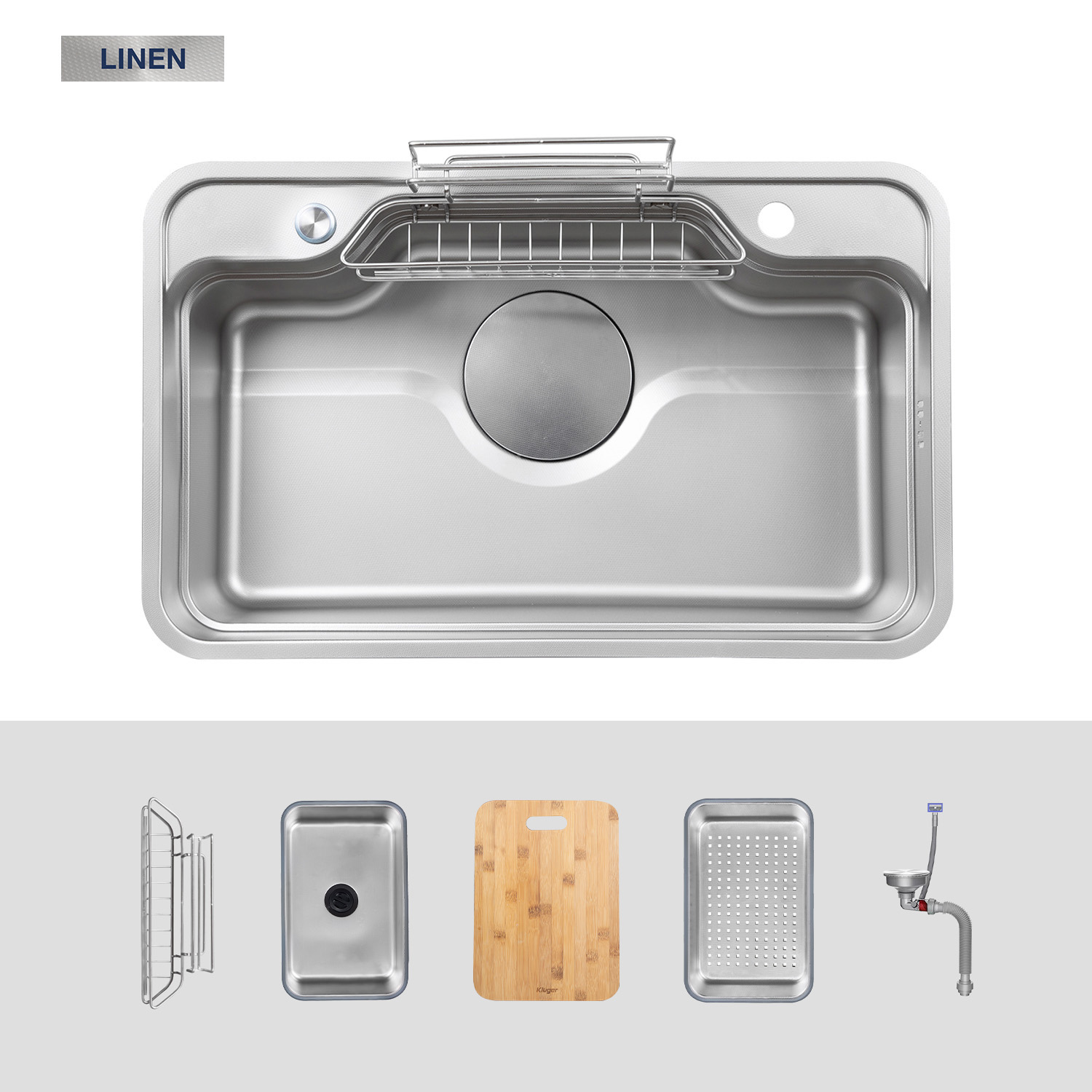 Chậu rửa bát Kluger KF7848FS Plus bộ sưu tập Taka Series nhập khẩu