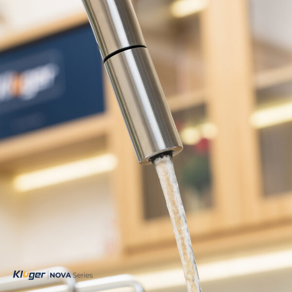 Vòi rửa bát Kluger KLF0030S thế hệ mới chống bắn té nước trong quá trình sử dụng