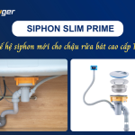 Siphon SLIM PRIME: Thế hệ siphon mới cho chậu rửa bát cao cấp Kluger