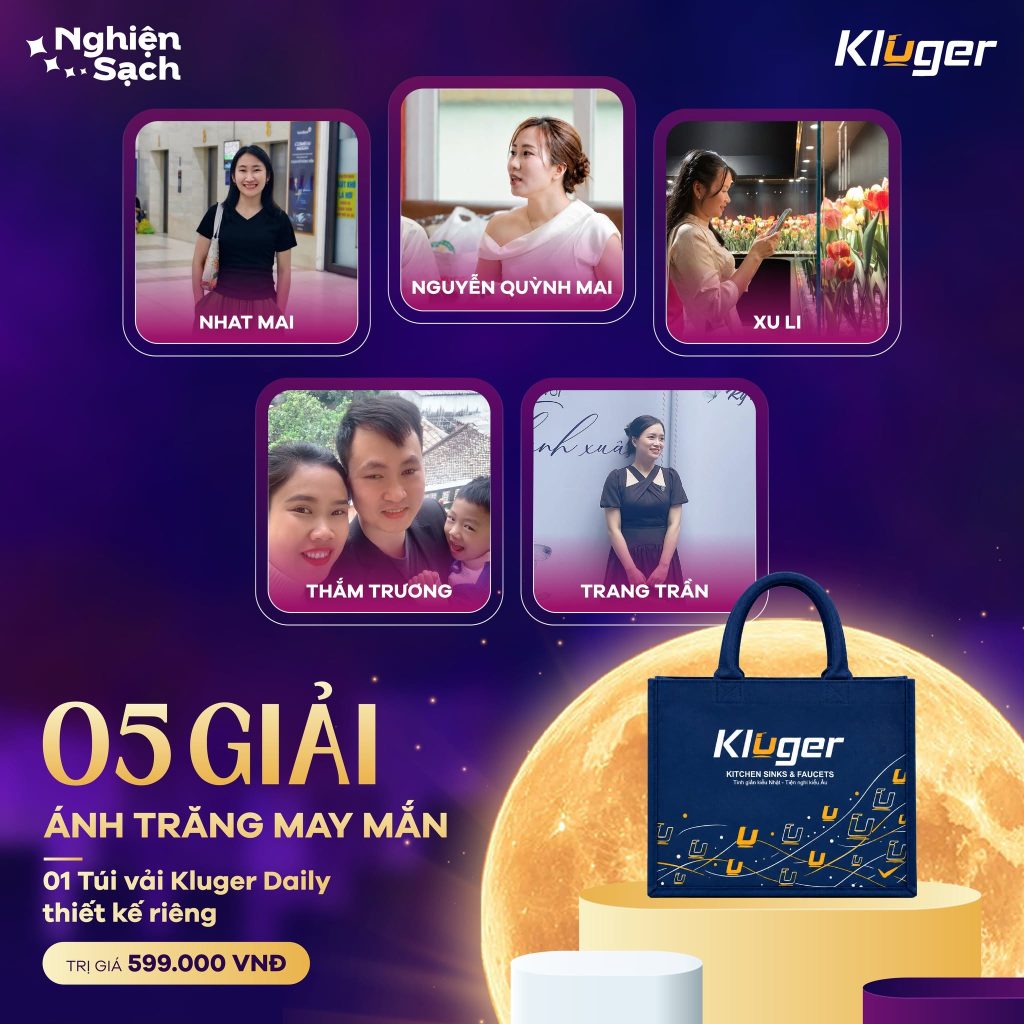 Kluger x Nghiện Sạch: Đồng hành tổ chức minigame Trung thu và kết quả